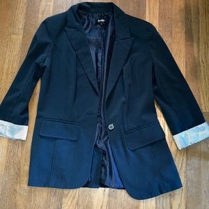 Blue lightweight blazer